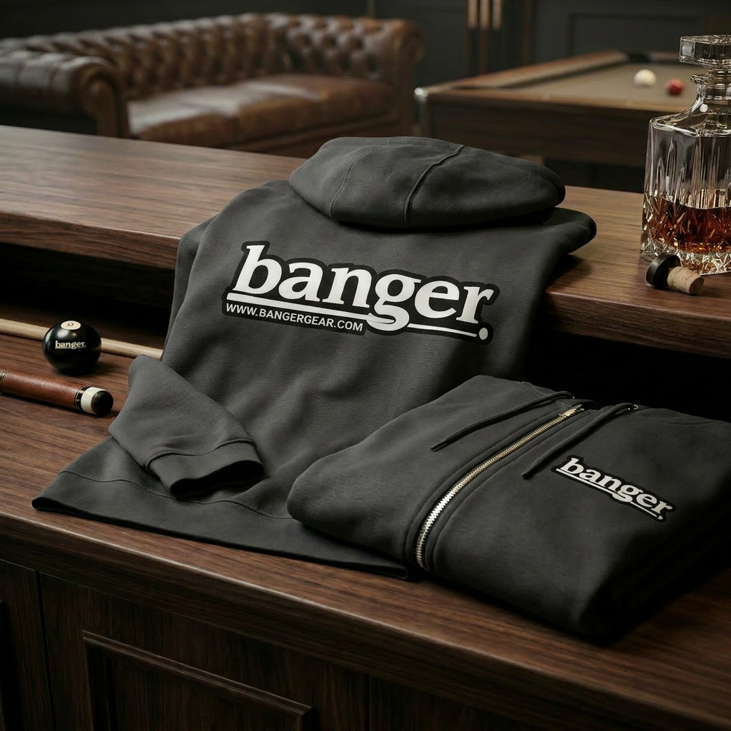 Classic Banger. Zip Hoodie