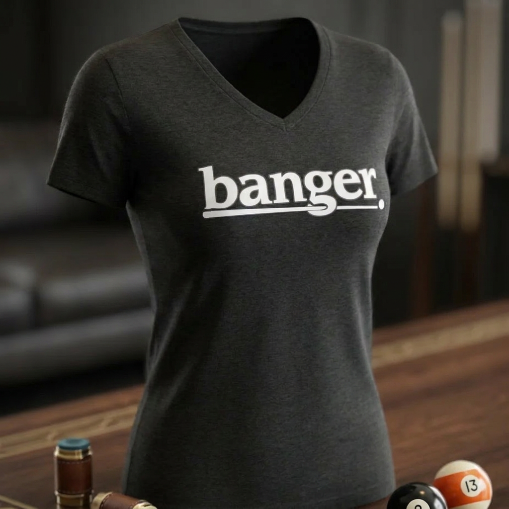 Women’s Banger. v-neck tee