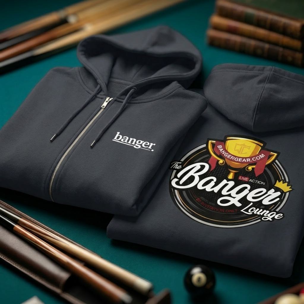 Banger. Lounge Zip Hoodie