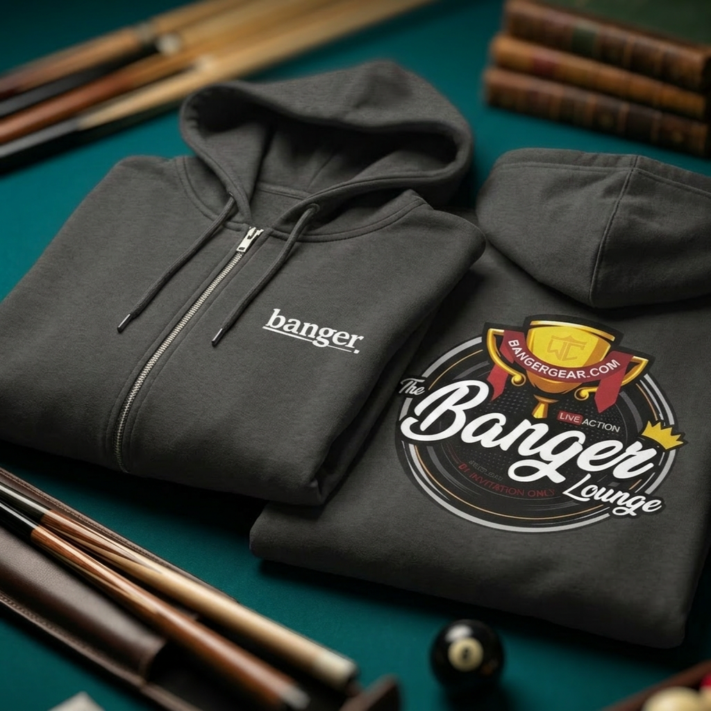 Banger. Lounge Zip Hoodie