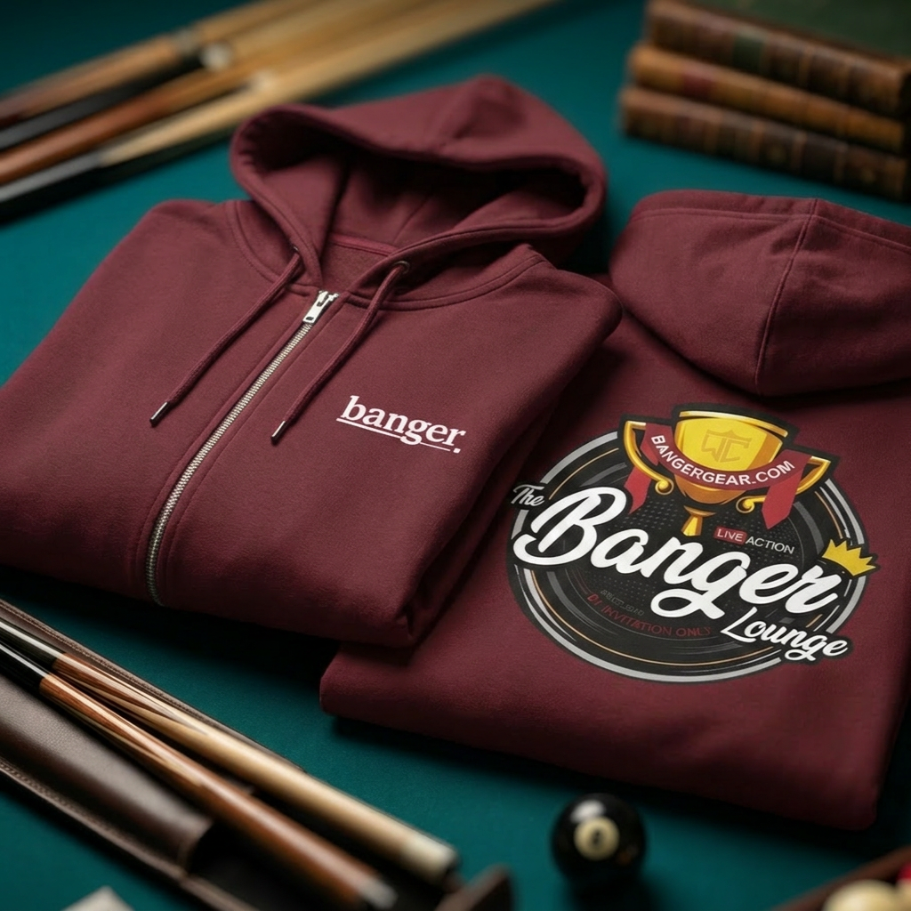 Banger. Lounge Zip Hoodie